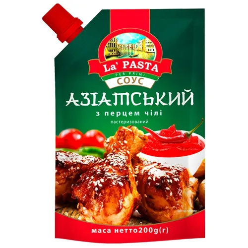 Соус La Pasta Per Primi Азіатський з перцем чілі 200г