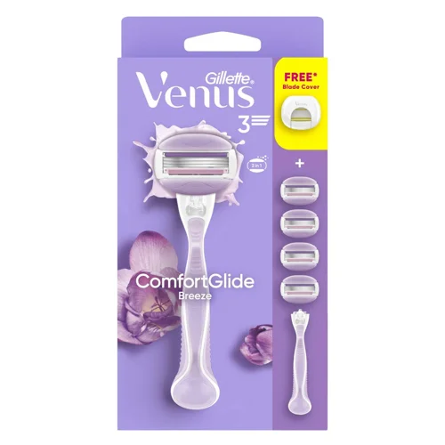 Бритва Venus Comfortglide Breeze з 4 змінними картриджами