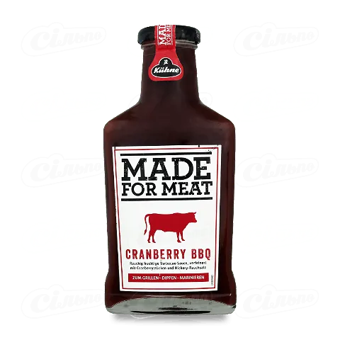 Соус Kuhne Made For Meat «Журавлина барбекю», 375мл