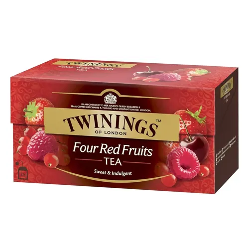 Чай чорний Twinings of London зi смаком чотирьох червоних фруктiв 25шт 2г