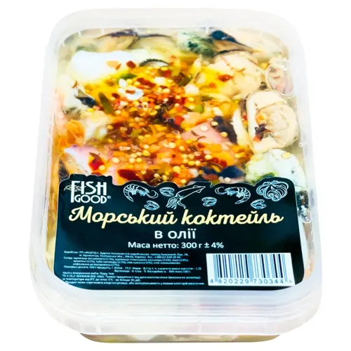 Морський коктейль Фіш Гуд 300г в олії