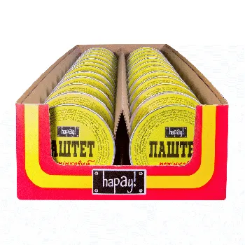 Паштет Hapay печінковий 2040г (24х85г)
