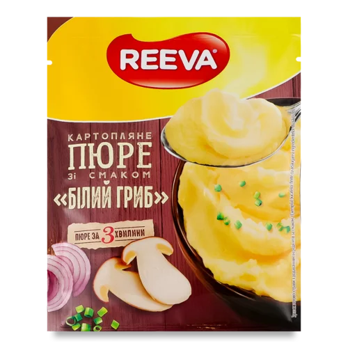 Пюре Картопляне Швидкого Приготування З Білим Грибом Reeva, м/у 40г