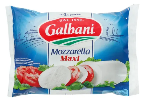 Сир 45% Моцарела Maxi Galbani м/у 385г