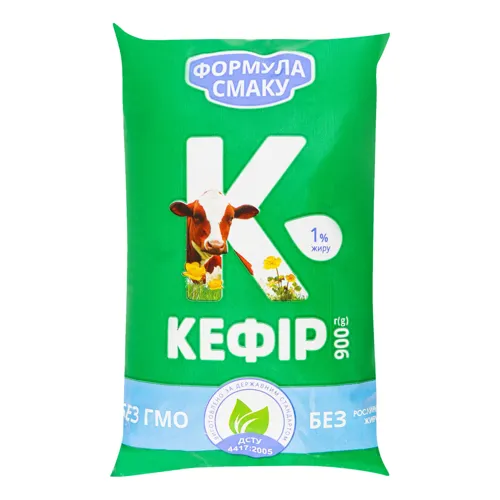 Кефір 1% Формула смаку м/у 900г