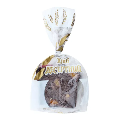 Хліб половинка в нарізці Десертний житній Запорізький хлібозавод №5 м/у 250г