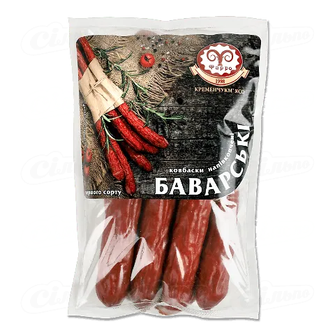 Ковбаски Фарро Баварські до пива натуральна оболонка, кг