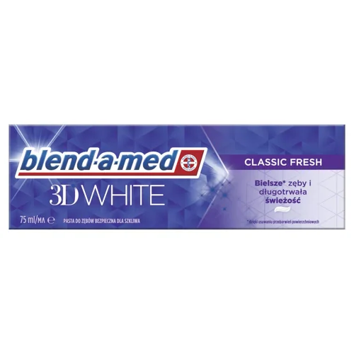 Зубна паста Blend-a-Med 3D White Класична свіжість 75мл