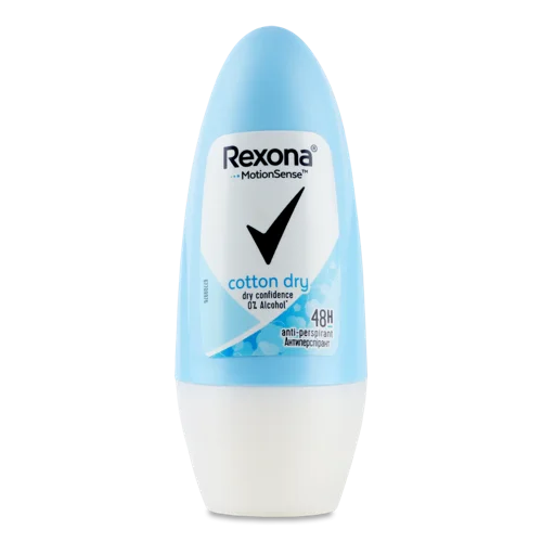 Антиперспірант Кульковий Cotton Dry Rexona, 50 мл