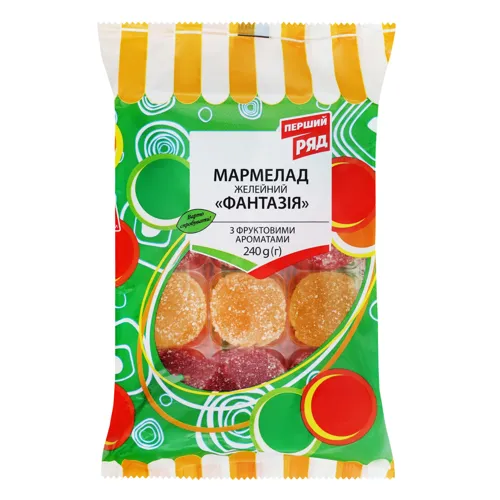 Мармелад Перший Ряд Фантазія з фруктовим ароматом 240г