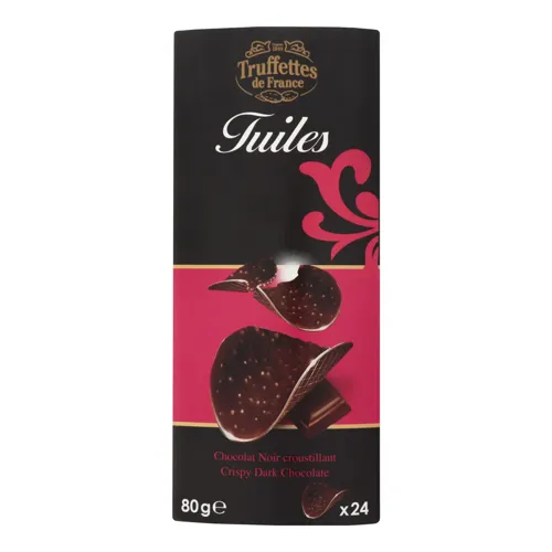 Чіпси з темного шоколаду Tuiles Truffettes de France к/у 80г