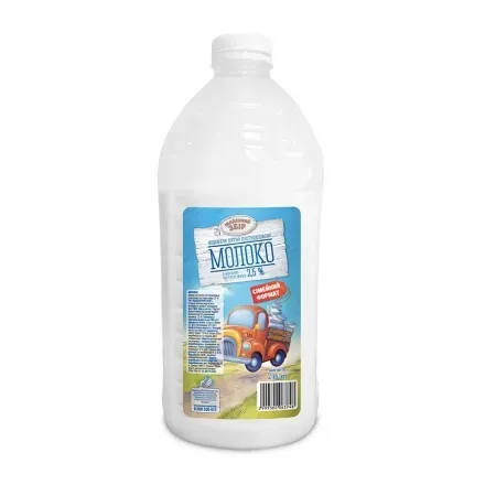 Молоко 2 кг Щоденний збір 2,5% у пластиковій пляшці