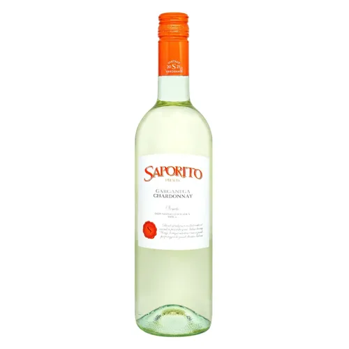 Вино Saporito Garganega-Chardonnay Veneto IGT біле напівсухе 11,5% 0,75л
