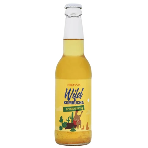 Комбуча Wild Kombucha Ройбуш кава 0,33л
