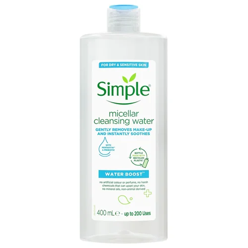 Міцелярна вода Simple Water Boost 400мл