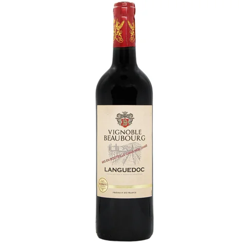 Вино Vignoble Beaubourg Languedoc червоне сухе 13,5% 0,75л