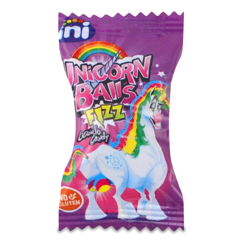 Цукерки Карамель Єдинороги Кульки Fini, Міжнародний Виробник, 5г