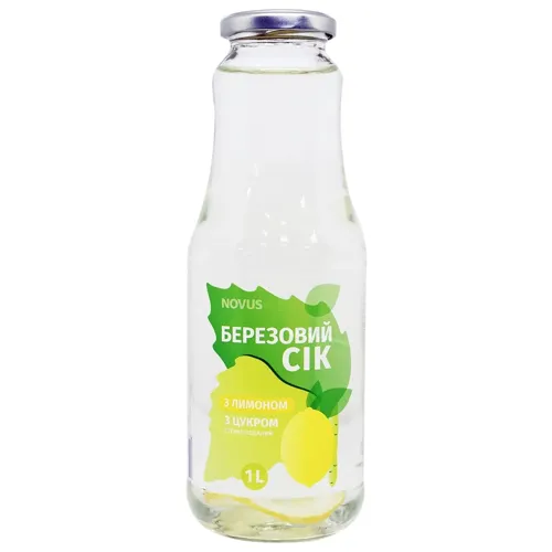 Сік Novus березовий з лимоном та цукром 1л