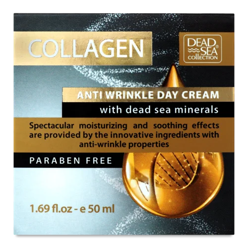 Крем Денний Проти Зморшок З Мінералами Collagen Dead Sea Collection, 50мл