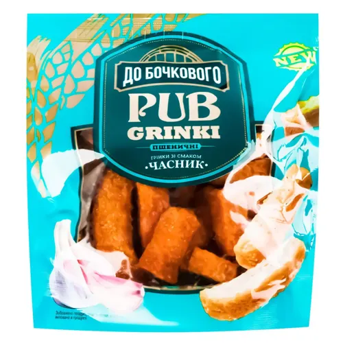 Грінки До бочкового Часник пшеничні 150г