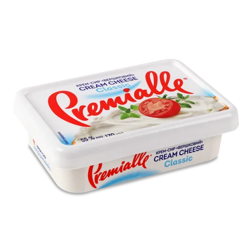 Крем-сир Вершковий 55% Classic Premialle, п/у 170г