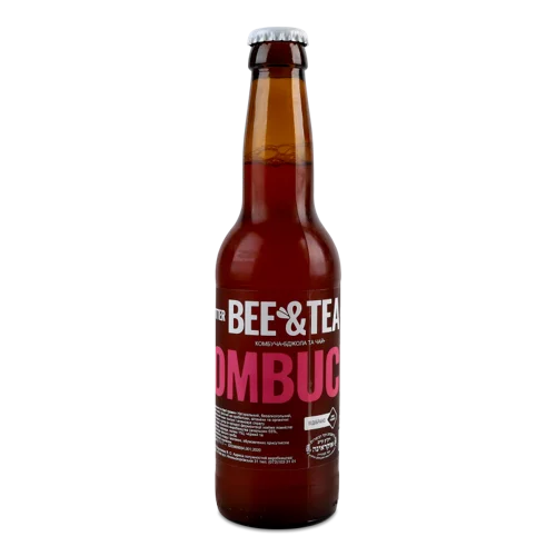 Комбуча Bitter Orange Bee&Tea, Вищого Ґатунку, Скляна Банка, 0.33л