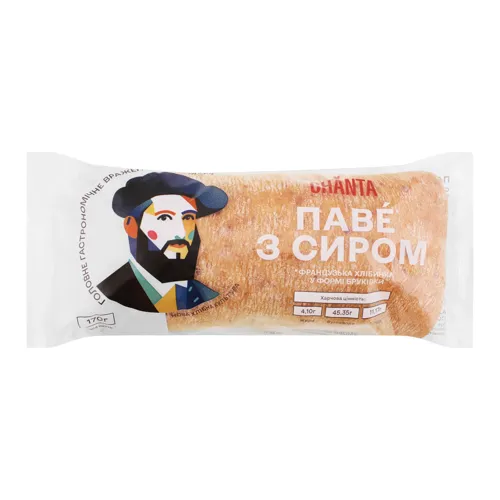 Хлібець французький Паве з сиром Chanta м/у 170г