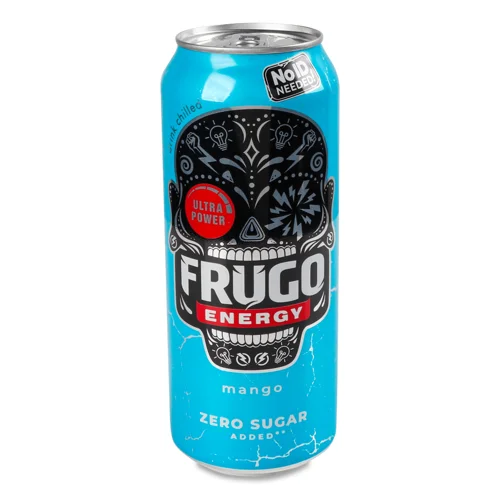 Напій енергетичний Frugo Mango газ з/б 0,5л