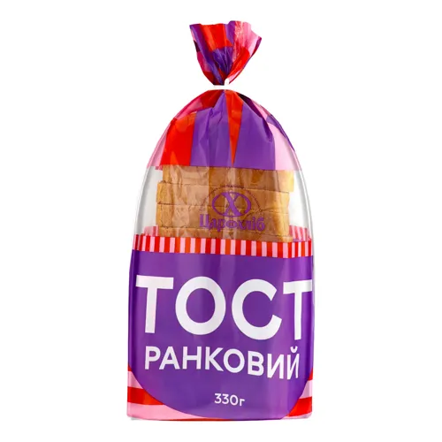 Хліб Цар-Хліб Тост ранковий з цільнозерн борошном, 330г