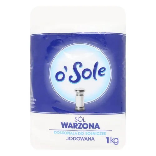 Сіль o'Sole екстра йодована 1кг