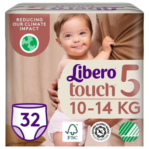 Підгузки-трусики Libero Touch Pants 5 10-14кг 32шт