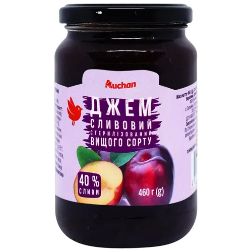 Джем Ашан сливовий 460г