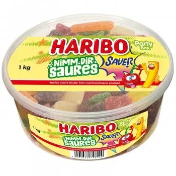 Жувальні цукерки HARIBO Nimm Dir Saures кислые (1 кг)