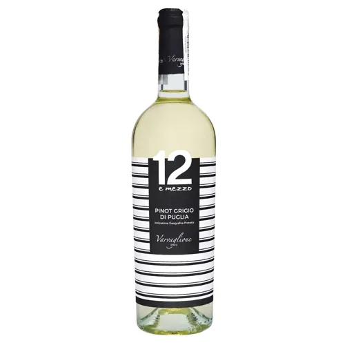 Вино 12 e Mezzo Pinot Grigio Puglia IGP Fashion Edition біле сухе 12,5% 0,75л