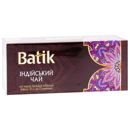 Чай чорний Batik Індійський 1,5г*25шт