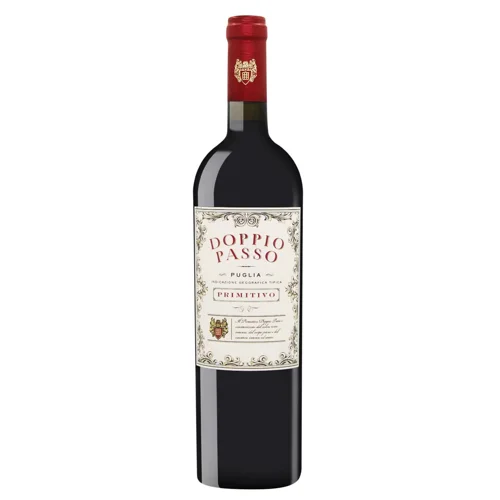 Вино Doppio Passo Primitivo Puglia червоне напівсухе 13% 0,75л