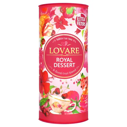 Чай каркаде Lovare Королівський десерт листовий 80г