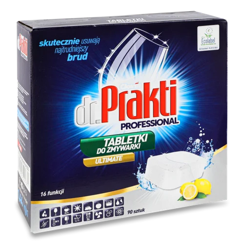 Таблетки Для Посудомийних Машин Ultimate Professional Dr. Prakti 90х16г
