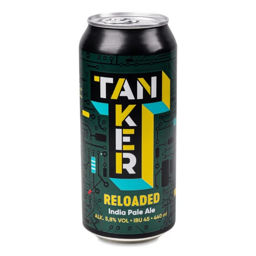 Пиво Tanker Reloaded IPA світле з/б 0,44л