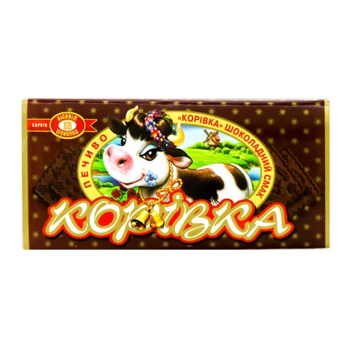 Печиво Корівка шоколадне ХБФ 180г