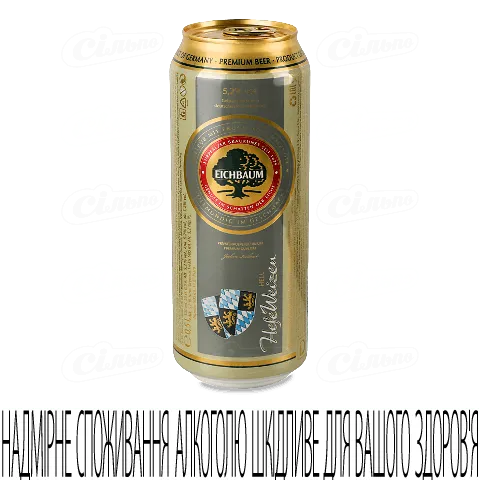 Пиво Eichbaum Premium Hefeweizen Hell світле нефільтроване, 0,5л