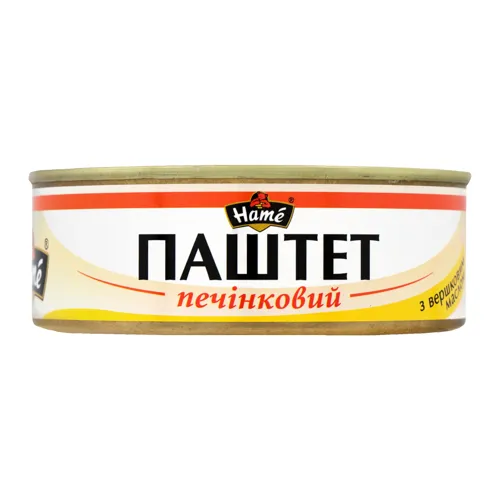 Паштет печінковий з вершковим маслом Hame 240г