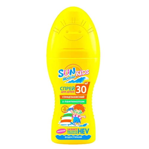 Спрей сонцезахисний Sun Marina Kids дитячий з пантенолом SPF30 150мл