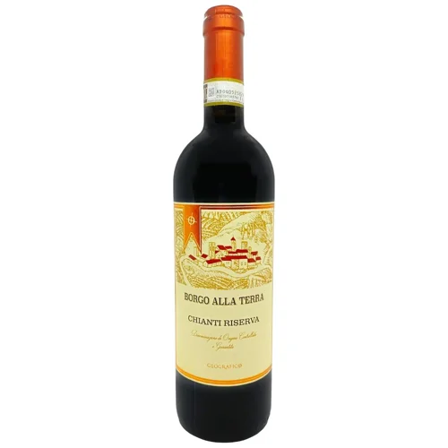 Вино Geografico Borgo Alla Terra Chianti Riserva червоне сухе 13% 0,75л