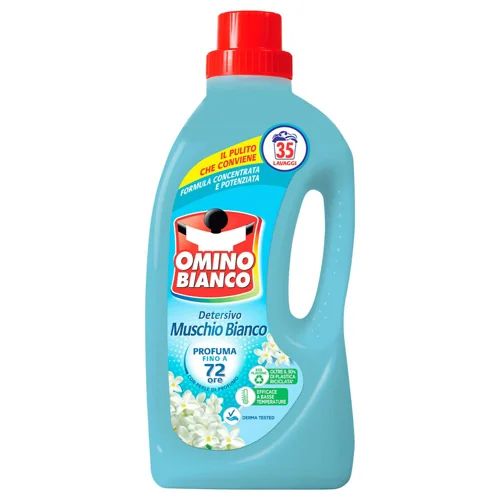 Гель для прання Omino Bianco Білий Мускус 1,4л
