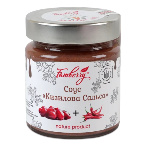 Соус Кизилова Сальса Famberry Скляна Банка 220г