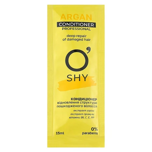 Кондиціонер для волосся O'Shy Argan саше 15мл