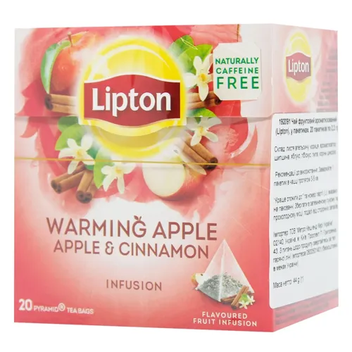 Чай Lipton фруктовий ароматизований 20 пакетиків