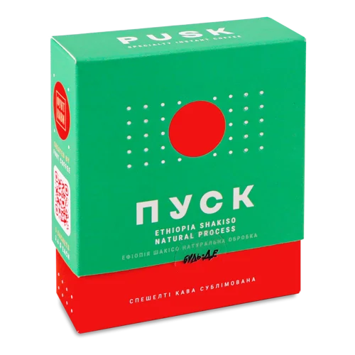 Кава Розчинна Сублімована Ethiopia Shakiso, к/у 5х3.6г