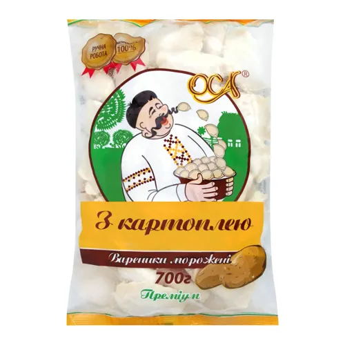 Вареники з картоплею Преміум Оса м/у 700г